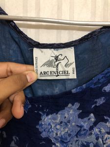 ARC EN CIEL Blue Sleeveless Top