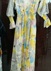 Floral Print Fabric Piece