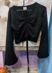Black Long Sleeve Top