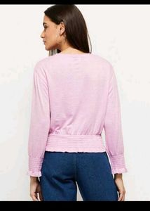 Pink Long Sleeve Top