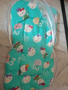 Baby Bed Thick Mattress,Mosquito Net with Zip