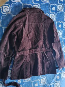 Corduroy Belted Jacket