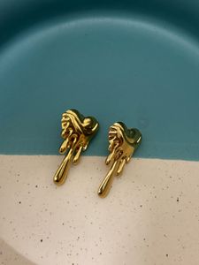 Drip Heart Statement Studs – Anti Tarnish