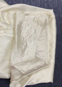 White satin farai Salwar Suit