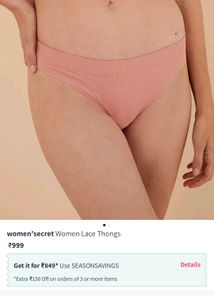 New Women&#39;s Secret Thong