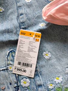 Cute Girls' Denim Outfit