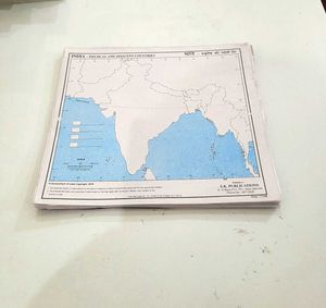 Political Maps Of India and Europe Combo