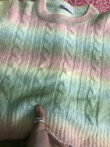 Crop  Cable Knit Sweater ( Price Drop)