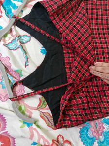 Plaid Mini Dress