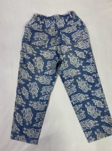 Casual Jeans With Floral Printing