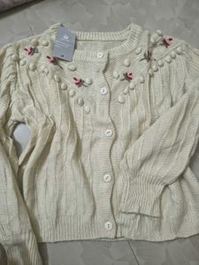 Floral Embroidered Cardigan