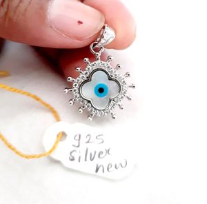 925 Silver Evil Eye Mop Pendant