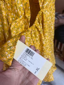 Yellow Floral Sundress