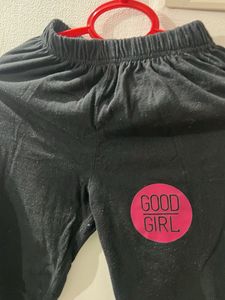 Good Girl Graphic  sweatshirt with pajama