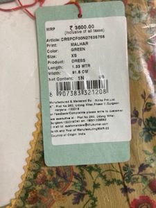 Aarke Ritu KumarFloral Print V-neck A-line Dress