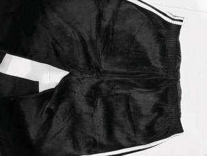 Black Velvet +fleece Track Pants