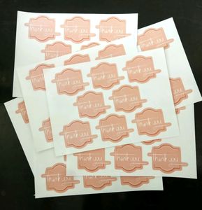 64 Thankyou Stickers