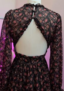 Floral Print Mini Dress