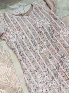 Elegant Beige Festive Kurta Set