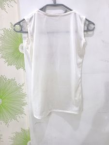 White Net Top For Under Jacket Or Look Sassy