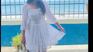 Beautiful Beach Dress: White