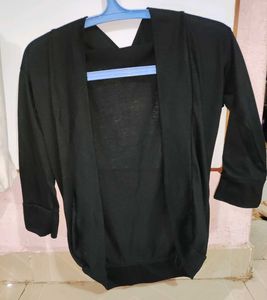 Sleek Black Shrug