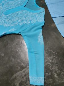 chickankari kurti with inner