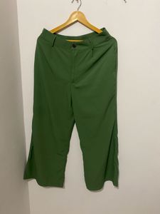 Green Wide Leg Pants