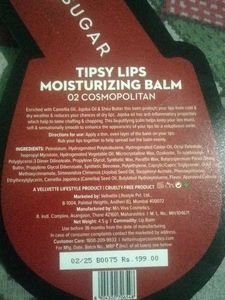 Pack of 2 SUGAR Tipsy Lips Balm