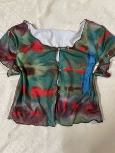 Trendy Tie-Dye Top