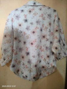 Floral Print Button-Down Shirt