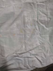 White Cotton Single Bedsheet