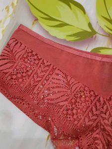 (562)Floral Lace Cheeky Panties