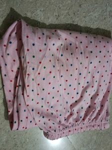 Pink Polka Dot Pajama Pants