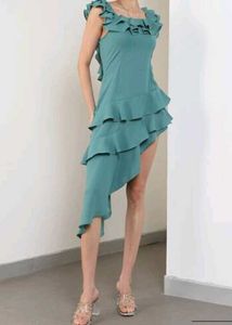 Ruffled Off Shoulder Upndown