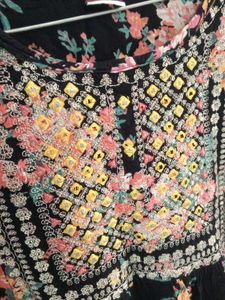 Floral Print Kurta