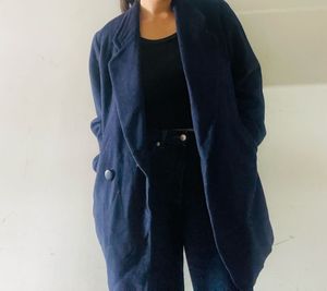 🌈Navy Blue Wool Coat 💕