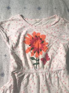 Cute Floral Girls Dress