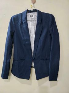 Navy Blue Women Blazer
