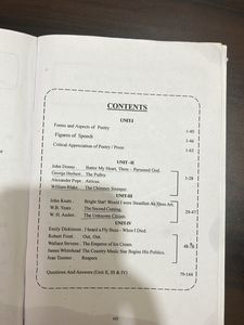 BA Course Students English Exm Note Book First Yr