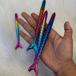 fixed price strictly no coin and swap comments on this will b ignored fish tail holographic pens for just 46 each
