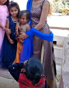 Designer Party Wear Indowestern 3 Piece Dress