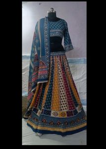 Unstiched Navratri Lehenga Choli Multi Colour