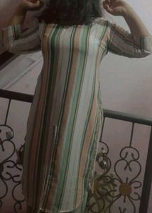 Kurta With Pantcut Plazo Along Pockets