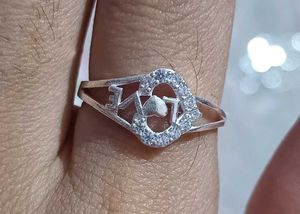 Real Silver Love Ring