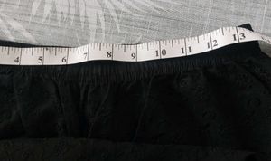 Black Chikankaari Pant Plazzo New Without Tag