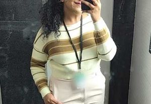 Striped Knit Sweater