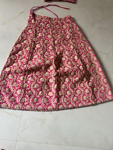 Pink Embroidered Lehenga Choli