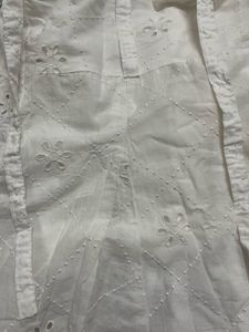 Pure White Short Skirt