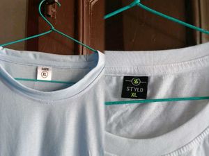 Blue &amp; White T-Shirt Duo